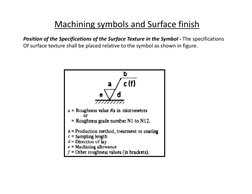 Machining Symbols and Surface Finish Guide | PDF | Surface Roughness ...