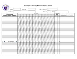 SF2 Attendance Computation Guide | PDF | High School Dropouts ...