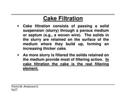 Cake Filtration Process Overview | PDF | Filtration | Chemical Engineering