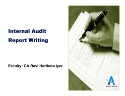 Internal Audit 
Internal Audit 
Internal Audit 
Internal Audit 
Report Writing
Report Writing
Report Writing
Report Writing
F