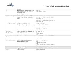 NSH Scripting Cheat Sheet | PDF | Command Line Interface | Scripting ...