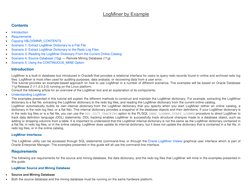 LogMiner by Example  (http://oraclehariprasathdba.blogspot.com/2013/04/logminer-by-example.html)
 
Contents 
 
Introduction