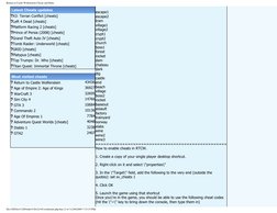 Return to Castle Wolfenstein Cheats and Hints
 Latest Cheats updates
?X3: Terran Conflict [cheats] (http://www.spynets.com/ch