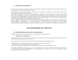 5) SERVICIO POSVENTA 
 
 
Cuenta con 3 subdivisiones servicios de reparación, diseño de interiores y atención todas estas 
re