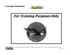 A FreeBee Publication    
                                        Pratt and Whitney PT6A Engine Rigging by  FreeBee  is licen