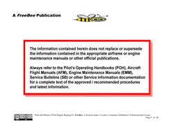 A FreeBee Publication    
                                        Pratt and Whitney PT6A Engine Rigging by  FreeBee  is licen