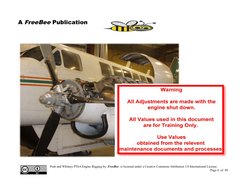 A FreeBee Publication    
                                        Pratt and Whitney PT6A Engine Rigging by  FreeBee  is licen
