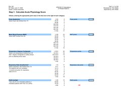 Rev. 001
Eff. Date: June 17, 2005
Owner: Critical Outcomes
APACHE IV Calculations
31TRGEXT000013
Tab 2, p. 3 of 36
Reviewed b