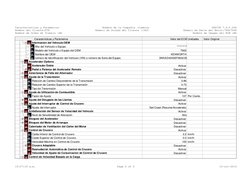 Características y Parámetros
Valor del ECM Unidades
Valor Original
Información del Vehículo/OEM
Año del Vehículo o Equipo
***