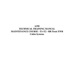 A350 Cabin Systems Training Manual | PDF | Cockpit | Computer Data