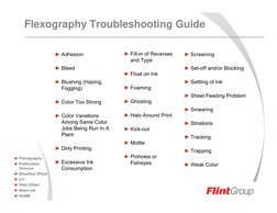 Flexography Troubleshooting Guide | PDF | Ink | Procedural Knowledge