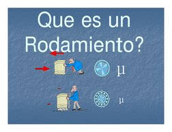 Que es un
Que es un
Que es un 
Que es un 
Rodamiento?
Rodamiento?
Rodamiento?
Rodamiento?
µ
µ

