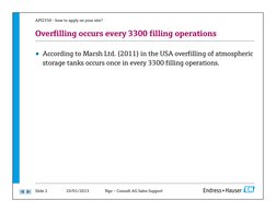 API 2350 Overfill Protection Guide | PDF | Safety | Engineering