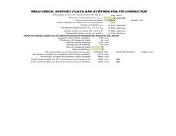 360 MPA
4 mm OK
Assume Grade of Weld 
E48XX
48000 PSI
2.00
Grade of Weld Fyw=
0.331 KN/mm2
0.662 KN/mm
0.180 KN/mm2
0.720 KN/