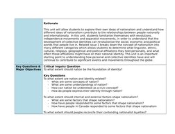 Exploring Nationalism in Social Studies 20-1 | PDF | Nationalism | Canada