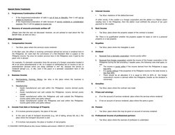 9 | TAXATION 1 NOTES (Based on Atty. Aranas’ Syllabus and Lecture) – EH403 S.Y. 2014-2015 
 
Special Items Treatment: 
 
1.