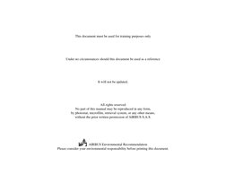 This document must be used for training purposes only
Under no circumstances should this document be used as a reference
It w