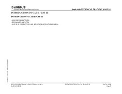 INTRODUCTION TO CAT II / CAT III
INTRODUCTION TO CAT II / CAT III
- COURSE OBJECTIVES.
- ECONOMIC ASPECTS.
- CAT II/ III DEFI