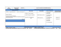 NIVEL:
Licenciatura
ESPECIALIDAD:
Enfermería
SERVICIO: 
PLAN  DE CUIDADOS DE ENFERMERIA BIFOCAL
                        DIAGN