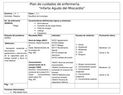 Cuidados de Enfermería en Infarto Agudo | PDF | Ejercicio físico | Corazón