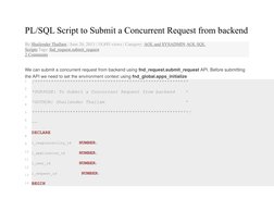 Submit Concurrent Requests in Oracle R12 | PDF | Parameter (Computer ...