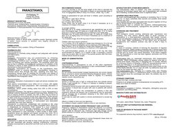 ™ 
PYRANAL™ 
120mg/ 5mL Syrup 
Analgesic/ Antipyretic 
PRODUCT DESCRIPTION 
Paracetamol is a round, flat tablet. 
Chemical