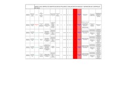 ANEXO P-601 MATRIZ DE IDENTIFICACIÓN DE PELIGROS, EVALUACIÓN DE RIESGOS Y DEFINICIÓN DE CONTROLES 
EN S&SO
Normal
Uso de Asce