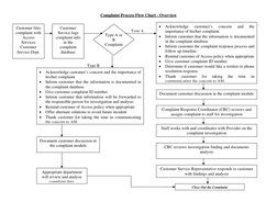Complaint Process Flow Chart - Overview 
 
 
 
Customer files 
complaint with 
Access 
Services 
Customer 
Service Dept. 
Cus