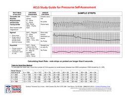 ACLS Precourse Self-Assessment Guide | PDF | Cardiovascular Diseases ...