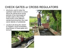 Check Structure In Irrigation Overview of Irrigation Structures | PDF | Dam | River