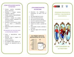 ¿CÓMO FORTALECEMOS NUESTRA 
AUTOESTIMA? 
 Conocer 
nuestras 
necesidades, 
deseos y emociones. 
 Identificar 
y 
aceptar 
n