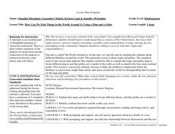 Maps and Globes Lesson for Kindergarten | PDF | Lesson Plan | Classroom