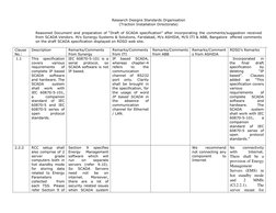 Research Designs Standards Organisation 
(Traction Installation Directorate) 
 
Reasoned Document and preparation of “Dra