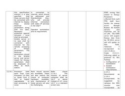 this 
specification 
wherein it is also 
specified 
that 
these servers shall 
be connected with 
internet to display 
these
