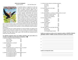 FIESTA DE LOS ANIMALES 
                              
        (Cuento aymara) 
            Prof. Raúl Mena Soliz 
 
En aquel