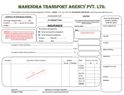 Transport Bill Format Template | PDF | Invoice | Service Industries