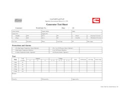 Generator Load Test Report Template | PDF | Engines | Power (Physics)