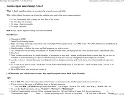 SM35 Batch Input Recording Guide | PDF | Areas Of Computer Science ...