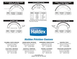 Brake Shoe Identification Chart | PDF | Brake | Vehicles