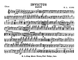 Invictus March Invictus March by K.L. King | PDF | Music Technology | Woodwind Instruments