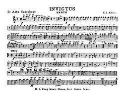 Invictus March Invictus March by K.L. King | PDF | Music Technology | Woodwind Instruments