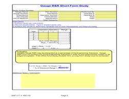 Gage R&R Study Guidelines and Templates | PDF | Accuracy And Precision ...