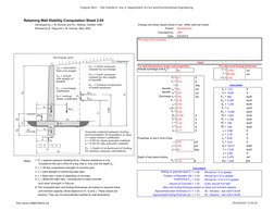 Retaining Wall Stability Calculations | PDF | Strength Of Materials ...