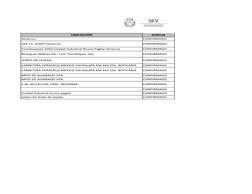 ÓN 
UBICACIÓN
STATUS
Veracruz
CONFIRMADO
VER 11, 91697 Veracruz
CONFIRMADO
Framboyanes 3303 Ciudad Industrial Bruno Pagliai V