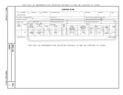 .
CONTROL PLAN
Prototype
Pre-launch
x
Production
Key Contact / Phone :
Date (Orig)
Date (Rev.)
Page
Control Plan Number
-
-
-