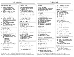  
NOTE: This is a training Checklist for Single Engine Fixed Gear Aircraft NOT to                          NOTE: This is a