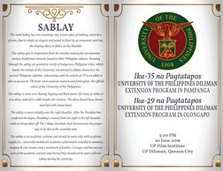 Understanding the UP Sablay | PDF