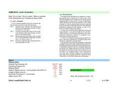 ASME B31G - Level 1 Evaluation
Units: Dimensions (in) / Pressure & Stress (PSI)
Step 5
Pipeline Data
Outside Pipe Diameter (D