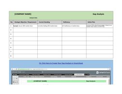 Market Share Gap Analysis Template | PDF