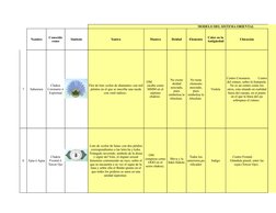 MODELO DEL SISTEMA ORIENTAL
Nombre
Símbolo
Yantra
Mantra
Deidad
Elemento
Ubicación
7
Sahasrara
Violeta
6
Ajna ó Agna
Indigo
C
